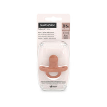 Load image into Gallery viewer, Suavinex Smoothie Ultra Light All Silicone Soother with SX Pro Physiological Teat 0-6M - Color Essence Brick Red
