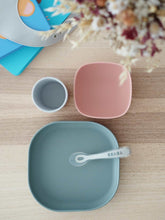 Load image into Gallery viewer, Beaba Silicone Suction Meal Set - Eucalyptus
