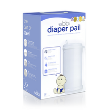 Load image into Gallery viewer, Ubbi Nappy Pail - White (6)
