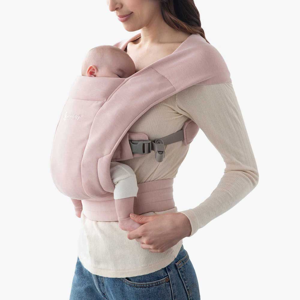 Ergobaby Embrace Newborn Carrier Blush Pink Bloom Connect